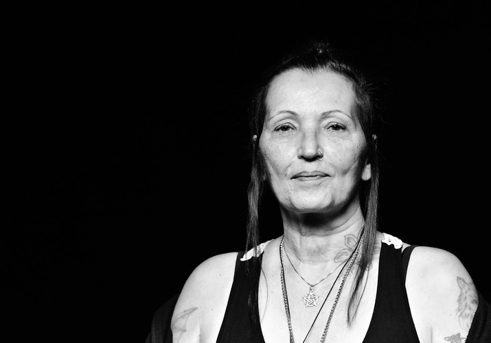Current black and white portrait of Karin Gurtner.